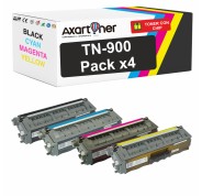 Compatible Pack x4 Brother TN900 Cartuchos de Toner TN-900 para HL-L9200CDWT, HL-L9300CDWTT, MFC-L9550CDW, MFC-L9550CDWT