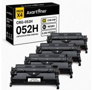 Compatible Pack x4 Canon 052H / CRG052H Negro Cartucho de Toner 2200C002 para i-SENSYS LBP212dw, LBP214dw, LBP215x,i-SENSYS MF421dw,MF426dw, MF428x, MF429x