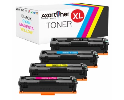 Compatible Pack x4 Canon 067H - con chip - Cartuchos de Toner para Canon i-SENSYS LBP631Cw / LBP633Cdw / MF651Cw / MF655Cdw / MF657Cdw