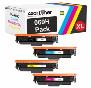 Compatible Pack x4 Canon 069H - con chip - Cartuchos de Toner para I-Sensys LBP673Cdw / MF752Cdw / MF754Cdw