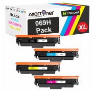 Compatible Pack x4 Canon 069H - con chip - Cartuchos de Toner para I-Sensys LBP673Cdw / MF752Cdw / MF754Cdw