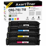 Compatible Pack x4 Canon 718 Cartuchos de Toner CRG718 para LBP7200 LBP7210 LBP7660 LBP7680 MF8360 MF8380 MF8530 MF8540 MF8550 MF8580 MF720 MF722 MF724 MF725