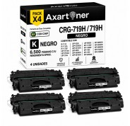 Compatible Pack x4 Canon 719H Negro Cartucho de Toner 3480B002 para Canon LBP-6300dn 6650dn 6680x 6670dn 6310dn MF6180dw 6140dn LBP-253x 251dw 252dw MF411dw 416dw 418x 419x