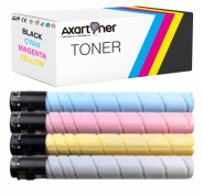 Compatible Pack x4 Cartuchos de Toner TN324 / TN-324 para Konica Minolta Bizhub C258 / C308 / C368