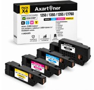 Compatible Pack x4 Dell 1250c / 1350cnw / 1355cn / 1355cnw / C1760nw / C1765nf / C1765nfw Cartuchos de Toner