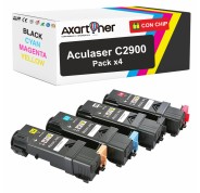 Compatible Pack x4 Epson Aculaser C2900 / CX29 Cartuchos de Toner