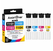 Compatible Pack x4 Epson T11D1 / T11D2 / T11D3 / T11D4 Cartuchos de Tinta Pigmentada para Epson WorkForce Pro WF-C539DW / WF-C5890DWF