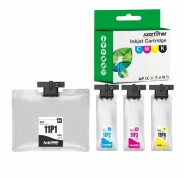 Compatible Pack x4 Epson WorkForce Pro EM-C800RDWF / EP-C800RDW Cartuchos de Tinta Pigmentada T11P1 /  T11P2 / T11P3 / T11P4