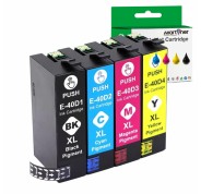 Compatible Pack x4 Epson T40D1 / 2 / 3 / 4 Cartuchos de Tinta Pigmentada para SureColor SC-T2100, SC-T3100, SC-T5100