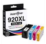 Compatible Pack x4 HP 920XL Cartuchos de Tinta