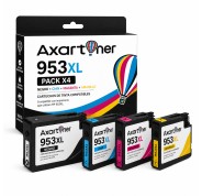Compatible Pack x4 HP 953XL - Chip Actualizado - Cartuchos de Tinta