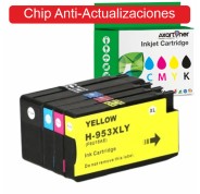 Compatible Pack x4 HP 953XL - Chip Anti-Actualizaciones - Cartuchos de Tinta
