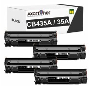 Compatible Pack x4 HP CB435A / 35A Negro Cartucho de Toner para HP LaserJet P1000 P1002 P1005 P1006 P1007 P1009 P1008