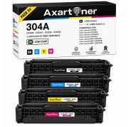 Compatible Pack x4 HP CC530A / CC531A / CC532A / CC533A / 304A Cartuchos de Toner para HP Color Laserjet CP2320 CM2320NF CM2320FXI CP2025 CP2025N CP2025DN
