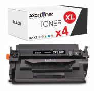 Compatible Pack x4 HP CF226X / 26X Negro Cartuchos de Toner para HP LaserJet Pro M402, MFP M426