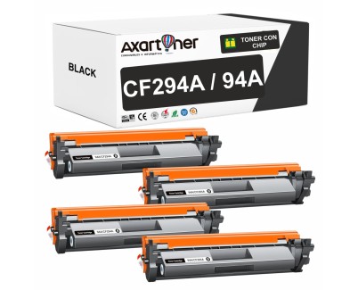 Compatible Pack x4 HP CF294A / 94A Negro Cartucho de Toner para HP LaserJet Pro M118 M118dw MFP M148 M148dw M148fdw M149fdw
