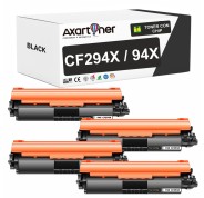 Compatible Pack x4 HP CF294X / 94X Negro Cartucho de Toner para HP LaserJet Pro M118 M118dw MFP M148 M148dw M148fdw M149fdw