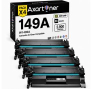 Compatible Pack x4 HP W1490A / 149A - CON CHIP - Negro Cartucho de Toner (NO usar en impresoras terminan en E) para HP LaserJet Pro 4002d 4002dn 4002dw 4002n MFP 4102dw MFP 4102fdn MFP 4102fdw MFP 4103dw MFP 4103fdn