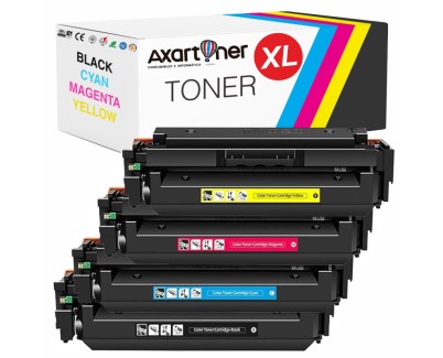 Compatible Pack x4 HP W2200X / W2201X / W2202X / W2203X / 220X - con chip - Cartuchos de Toner para HP Color LaserJet Pro 4202 / MFP 4302 / MFP 4303