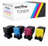 Compatible Pack x4 Konica Minolta Bizhub C3110 Cartuchos de Toner TNP51K / TNP51C / TNP51M / TNP51Y