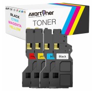 Compatible Pack x4 Konica Minolta Bizhub C3120i Cartuchos de Toner TNP92K / TNP92C / TNP92M / TNP92Y