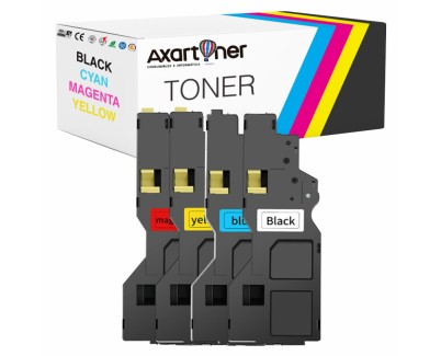 Compatible Pack x4 Konica Minolta Bizhub C3120i Cartuchos de Toner TNP92K / TNP92C / TNP92M / TNP92Y