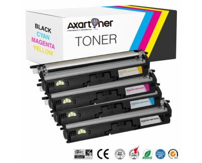 Compatible Pack x4 Konica Minolta MagiColor 1600 / 1650 / 1680 / 1690 Cartuchos de Toner