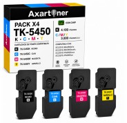 Compatible Pack x4 Kyocera TK-5450 Cartuchos de Toner para Kyocera ECOSYS MA2600cfx / MA2600cwfx / PA2600cwx / PA2600cx