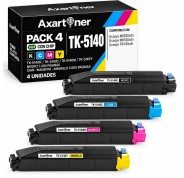Compatible Pack x4 Kyocera TK5140 Cartuchos de Toner para Kyocera Ecosys M6030cdn M6530cdn P6130cdn