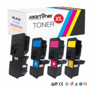 Compatible Pack x4 Kyocera TK5240 XL Cartuchos de Toner para Kyocera ECOSYS M5526, P5026