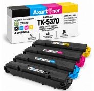 Compatible Pack x4 Kyocera TK5370 Cartuchos de Toner para Kyocera ECOSYS MA3500cix / MA3500cifx / PA3500cx