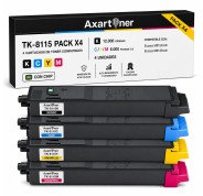 Compatible Pack x4 Kyocera TK8115 / TK-8115 Cartuchos de Toner para Kyocera Ecosys M8124cidn / M8130cidn