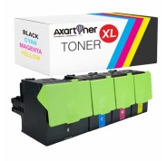 Compatible Pack x4 Lexmark CS421, CS521, CS622, CX421, CX522, CX622, CX625 Cartuchos de Toner