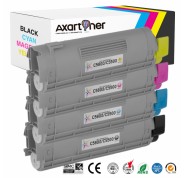 Compatible Pack x4 OKI C5800 / C5900 / C5550MFP Cartuchos de Toner