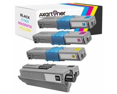 Compatible Pack x4 OKI MC332 / MC342 Cartuchos de Toner