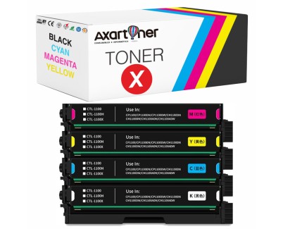 Compatible Pack x4 Pantum CTL1100X / CTL-1100 Cartuchos de Toner para Pantum CM1100ADN / CM1100ADW / CM1100DN / CM1100DW / CP1100 / CP1100DW