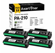 Compatible Pack x4 Pantum PA210 Negro Cartucho de Toner para Pantum P2200, P2500, M6500, M6550, M6600