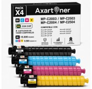 Compatible Pack x4 Ricoh Aficio MP-C2003 / MP-C2004 / MP-C2011 / MP-C2503 / MP-C2504 Cartuchos de Toner