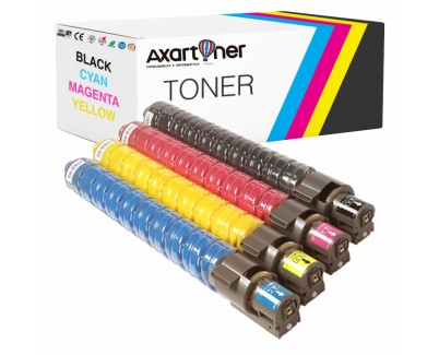 Compatible Pack x4 Ricoh Aficio MP-C2003 / MP-C2011 / MP-C2503 Cartuchos de Toner 841926 MPC2503 / MPC2003 / MPC2011