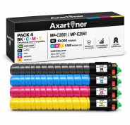Compatible Pack x4 Ricoh Aficio MP-C2051 / MP-C2551 Cartuchos de Toner