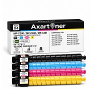 Compatible Pack x4 Ricoh Aficio MP-C300 / MP-C400 / MP-C401 Cartuchos de Toner MPC400, MPC300, MPC401