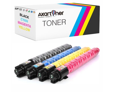 Compatible Pack x4 Ricoh Aficio MP-C306 / MP-C307 / MP-C406 Cartuchos de Toner