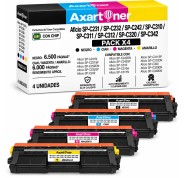 Compatible Pack x4 Ricoh Aficio SP-C231 / SP-C232 / SP-C242 / SP-C310 / SP-C311 / SP-C312 / SP-C320 / SP-C342 Cartuchos de Toner