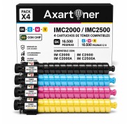Compatible Pack x4 Ricoh IMC2000 / IMC2000A /  IMC2500 / IMC2500A Cartuchos de Toner