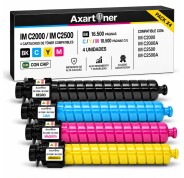 Compatible Pack x4 Ricoh IMC2000 / IMC2000A /  IMC2500 / IMC2500A Cartuchos de Toner