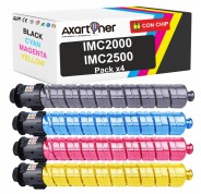 Compatible Pack x4 Ricoh IMC2000 / IMC2000A /  IMC2500 / IMC2500A Cartuchos de Toner