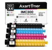 Compatible Pack x4 Ricoh IMC300 / IMC300F Cartuchos de Toner