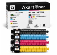Compatible Pack x4 Ricoh IMC3000 / IMC3000A / IMC3500 / IMC3500A Cartuchos de Toner