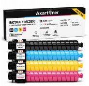 Compatible Pack x4 Ricoh IMC3000 / IMC3000A / IMC3500 / IMC3500A Cartuchos de Toner