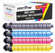 Compatible Pack x4 Ricoh IMC400 / IMC400F / IMC400SRF Cartuchos de Toner